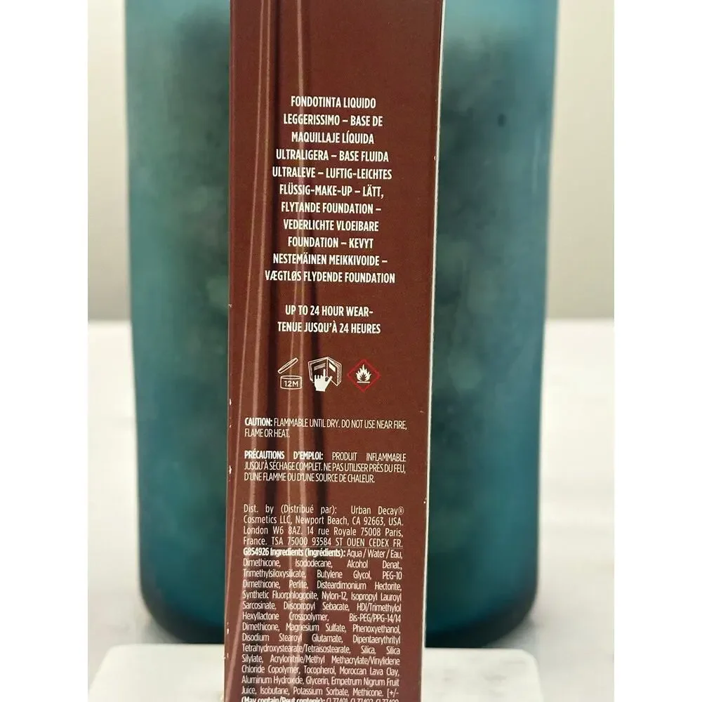 Urban Decay Stay Naked Foundation 70WR Deep Warm Red NIB Vegan Discontinued HTF